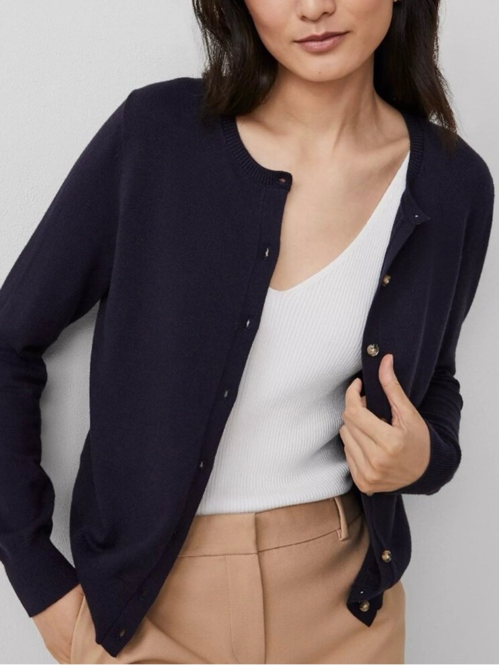 Ann Taylor Cardigan Night Sky (Navy) - Small